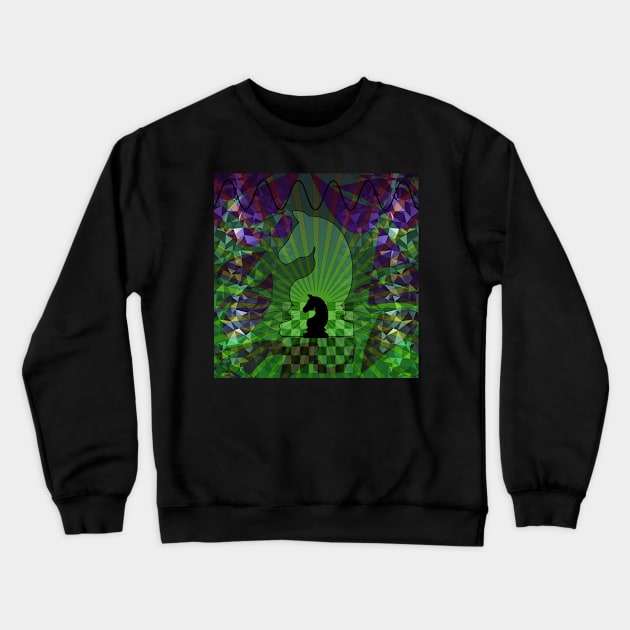 Black Knight Crewneck Sweatshirt by Spaksu